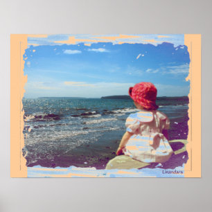 Poster Uma menina pelo mar