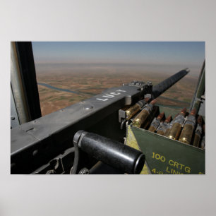 Pôster Uma metralhadora de 50 calibres