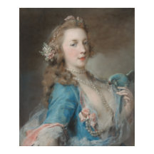 Uma moça jovem com papagaio