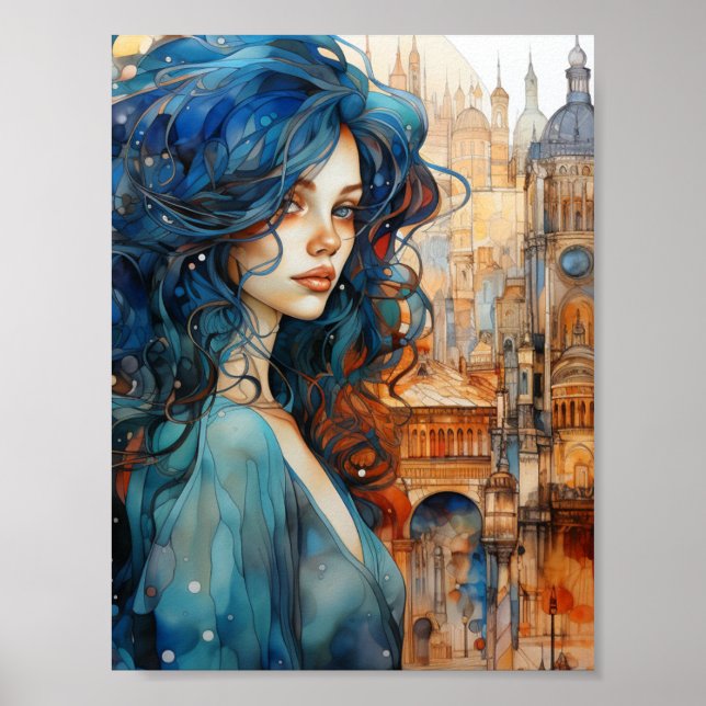 Poster Uma mulher na cidade (Frente)