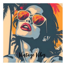 Uma mulher no estilo retrô