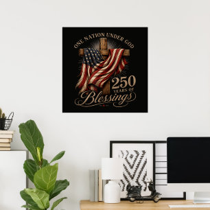 Poster Uma Nação Sob Deus 250 Anos