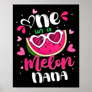 Poster Uma Nana de Melão Verão Família Melancia Dia das M