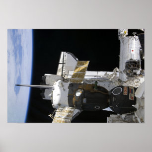 Poster Uma nave espacial entrada de Soyuz