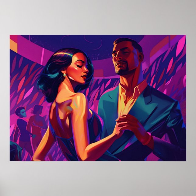 Poster Uma noite de salsa com meu amor (Frente)