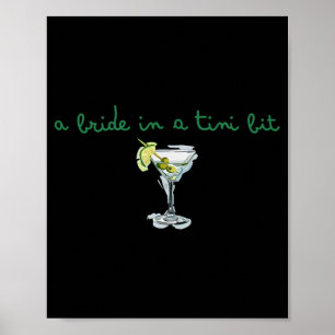 Poster Uma Noiva Em Uma Noiva Um Pouco Cauda Martini Solt
