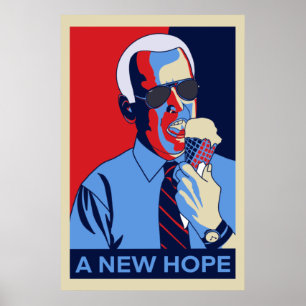 Poster Uma nova ilustração do Sorvete Joe Biden