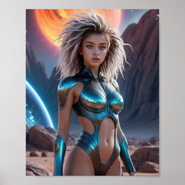 Poster Uma nova vida em Marte (Frente)