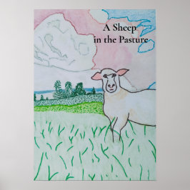 Poster Uma Ovelha no Pasto