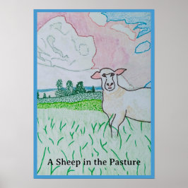 Poster Uma Ovelha no Pasto