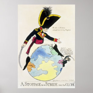 Poster Uma parada a um passo sobre o globo, 1803