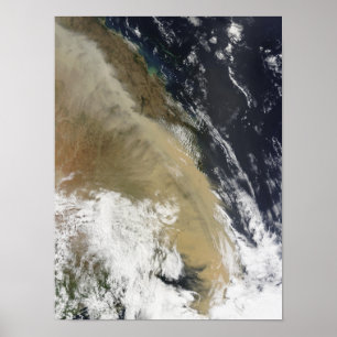 Pôster Uma parede de poeira esticada do norte Queensla