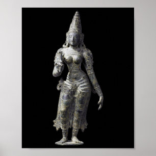Poster Uma Parvati Esposa do Deus Hindu Shiva