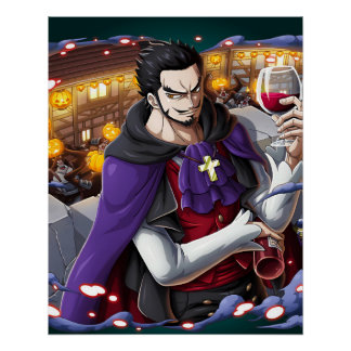 Pôster Uma peça Dracule Mihawk