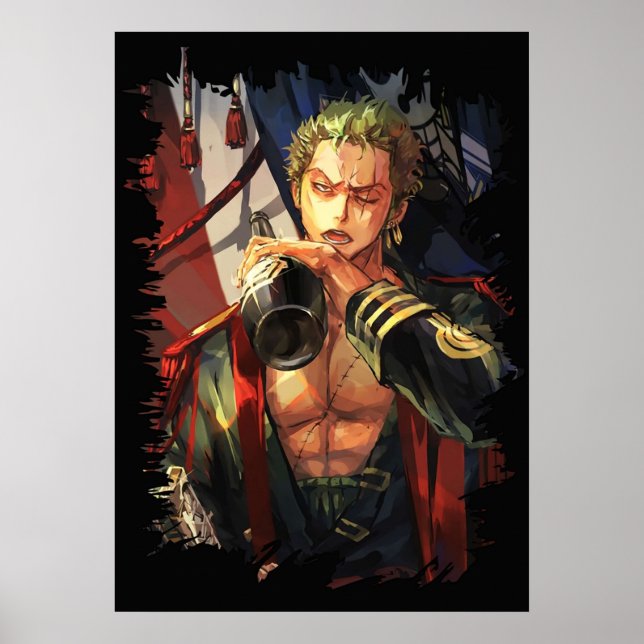 Poster Uma Peça Roronoa Zoro (Frente)
