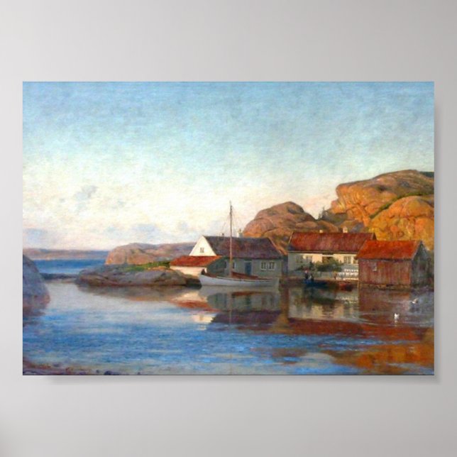 Poster Uma pequena entrada norueguesa (Frente)