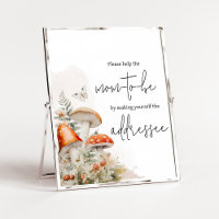 Uma Pequena Estação De Envelope De Cogumelos Encan