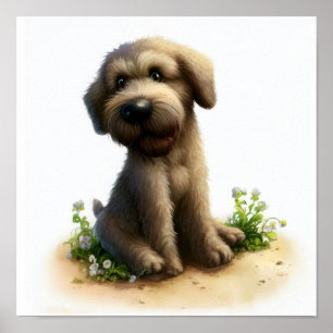 Poster Uma pintura digital de um gafanhoto irlandês