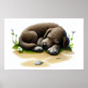 Poster Uma pintura digital de um gafanhoto irlandês
