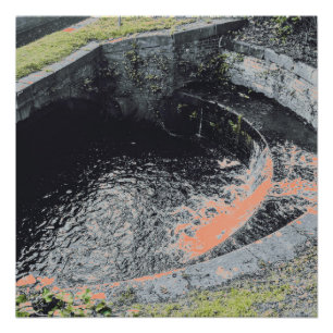 Pôster Uma Piscina de laranja em Welshpool