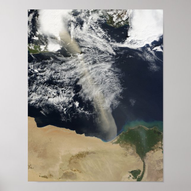 Pôster Uma pluma de pó (Frente)