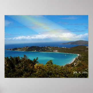 PÔSTER UMA PRAIA NAS ILHAS