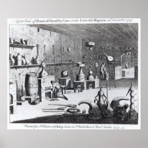 Pôster Uma primeira visão da química prática