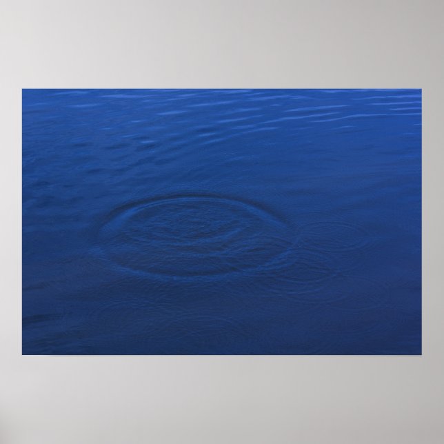 Pôster Uma queda no oceano (Frente)