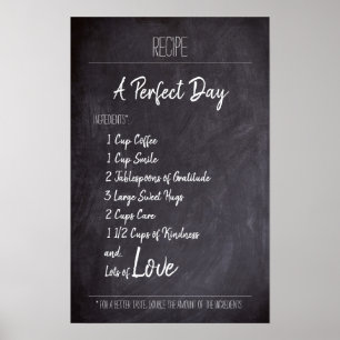 Poster Uma Receita do Dia Perfeita