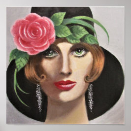 Poster Uma Senhora Olhada Verde