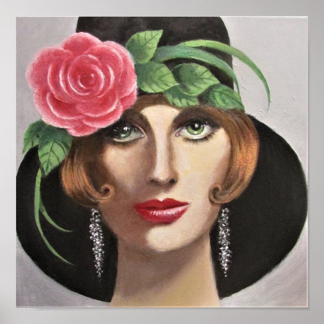 Poster Uma Senhora Olhada Verde (Frente)