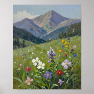 Poster Uma Sinfonia de Flores Silvestres: Radiância de Ve