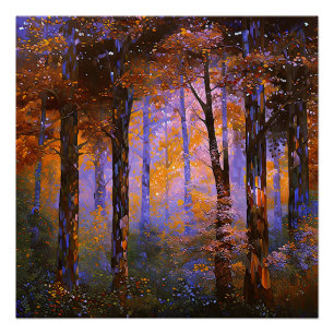 Pôster Uma Sinfonia de Folhas - Paisagem de Woodland