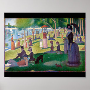 Poster Uma tarde de domingo em La Grande Jatte, Seurat