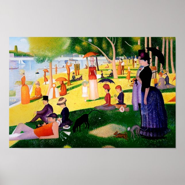 Poster Uma tarde de domingo na Ilha Grande Jatte (Frente)