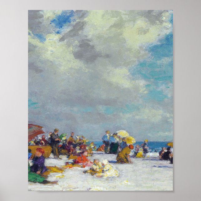 Poster Uma tarde de verão de Edward Henry Potthast (Frente)