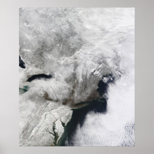 Pôster Uma tempestade severa do inverno