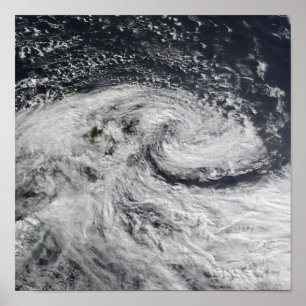 Pôster Uma tempestade sobre a Nova Zelândia