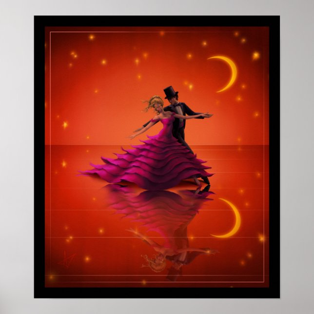 Pôster Uma valsa vermelha (Frente)