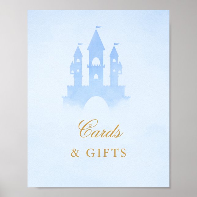 Poster Uma Vez Em Um Time Fairytale Castle Cards & Gifts (Frente)