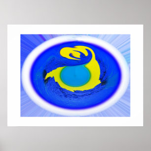 Pôster Uma vez na lua azul