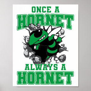 Poster Uma Vez Um Hornet Sempre Um Hornet Ck Espírito De
