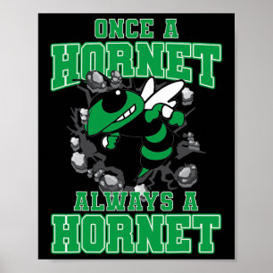 Poster Uma Vez Um Hornet Sempre Um Hornet Espírito de Vol