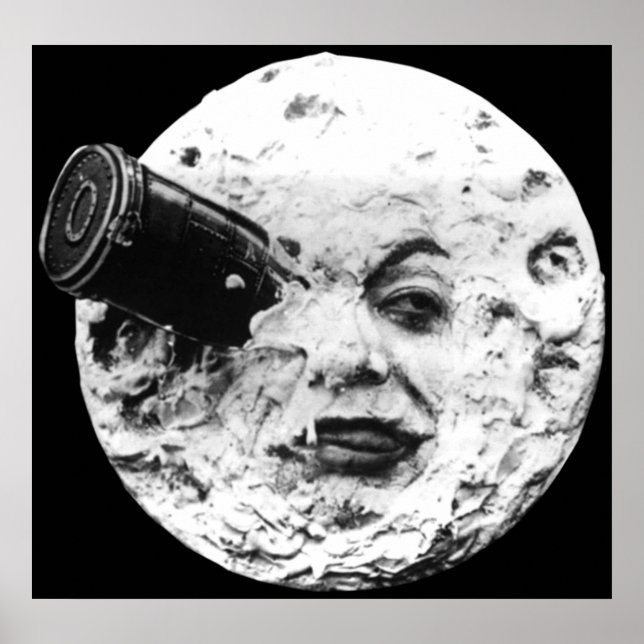 Poster Uma viagem à Lua Le Voyage Dans La Lune - face (Frente)