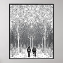 Poster Uma Viagem Impressionante Pela Floresta Encantada