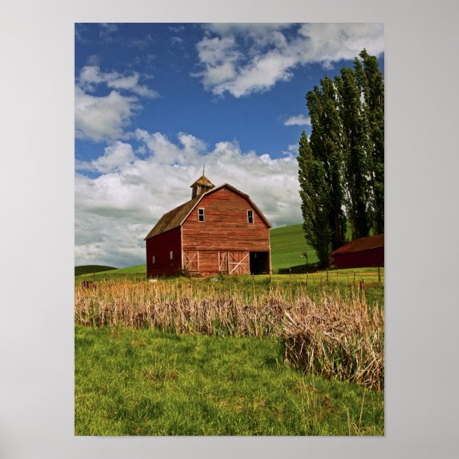 Poster Uma viagem pelo interior rural de Palouse (Frente)