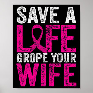 Poster Uma vida Esposa divertida, Cancer de mama, consciê