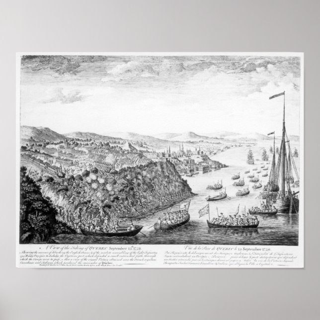 Pôster Uma visão da tomada do Quebec (Frente)