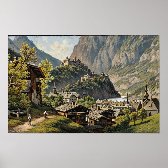 Poster Uma visão de Werfen Hubert Sattler (Frente)