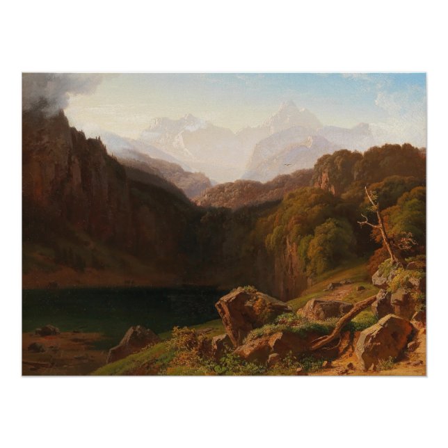 Pôster Uma visão do Grossglockner de Kals (Frente)